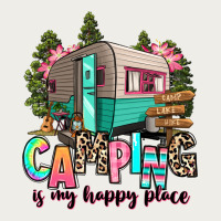 Camping Is My Happy Place Zipper Hoodie | Teevron