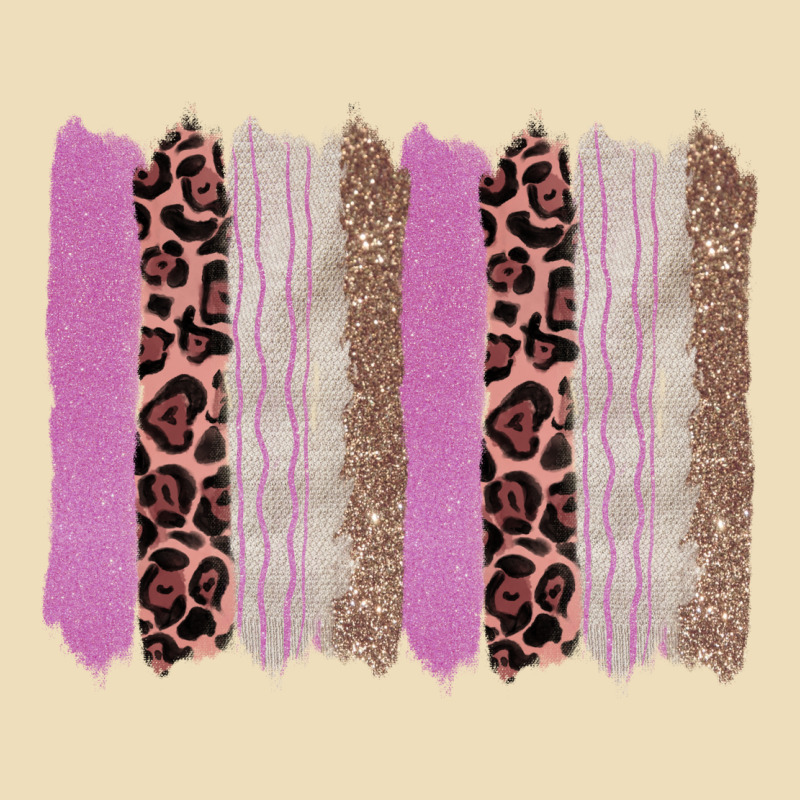 Pink Glitter Leopard Brushstroke Background Premium Hoodie by RanaPortraitStore | Teevron