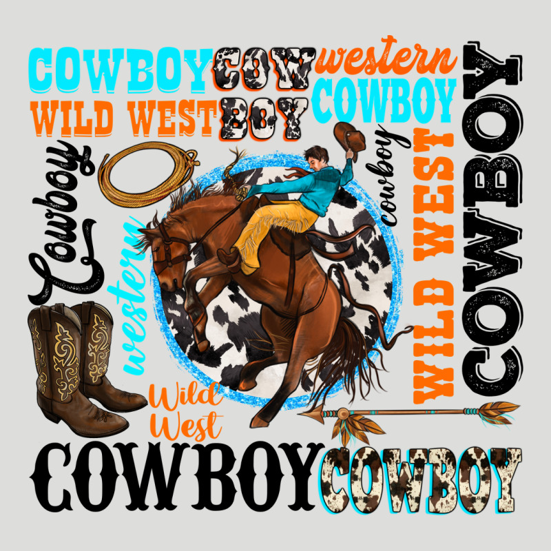 Western Cowboy Wild West Zipper Hoodie by texasbilliewilder | Teevron