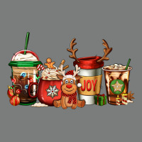 Reindeer Christmas Coffee Cups Premium Hoodie | Teevron