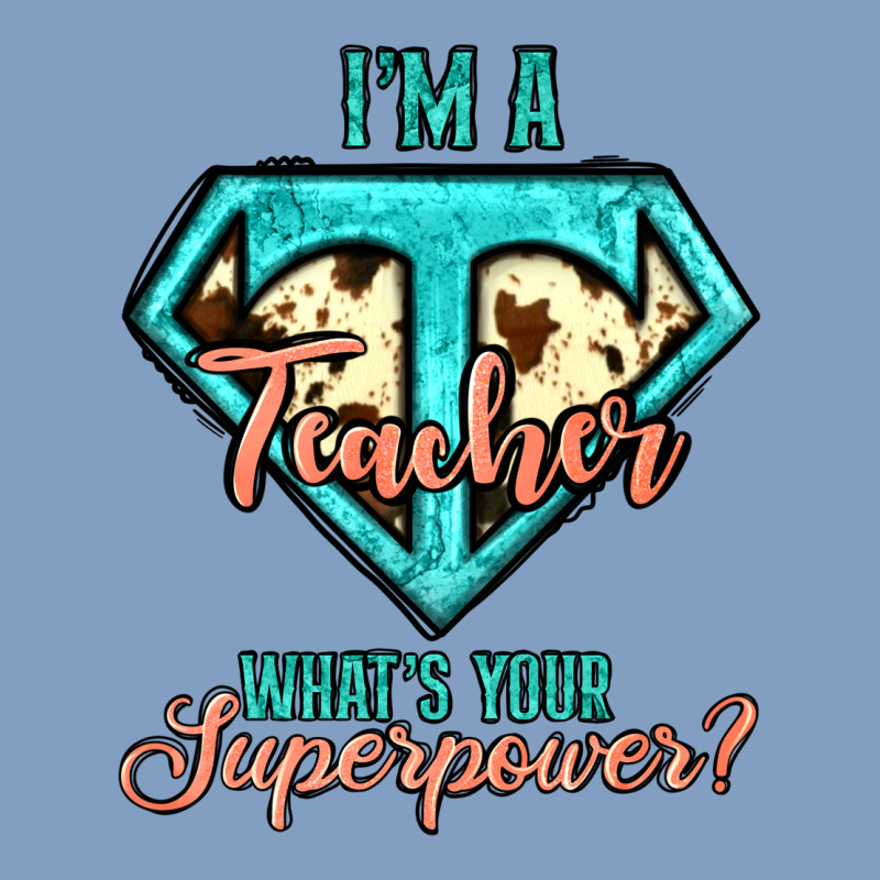 I'm A Teacher What's Your Superpower Cowhide Urban Hoodie by Jasminsmagicworld | Teevron