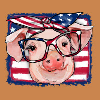 American Flag Pig Heavyweight Hoodie | Teevron