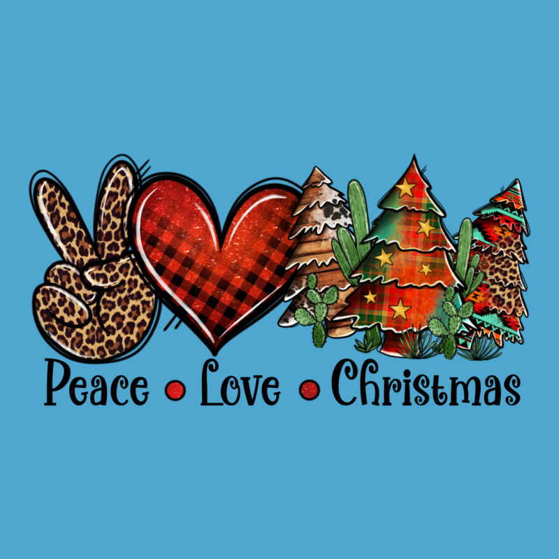 Peace Love Western Christmas Trees Premium Hoodie by Jasminsmagicworld | Teevron