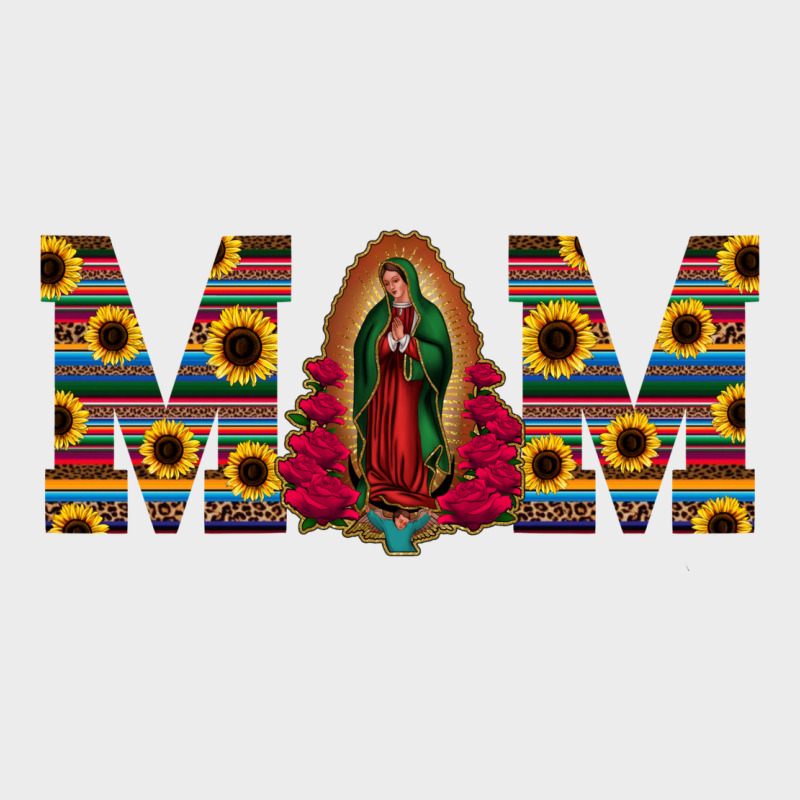 Mom Lady Of Guadalupe  Serape Sunflower Urban Hoodie by Jasminsmagicworld | Teevron