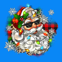 Santa With Sunglasses Christmas Zipper Hoodie | Teevron