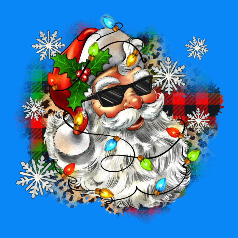 Santa With Sunglasses Christmas Zipper Hoodie by Zillion Design Studio | Teevron