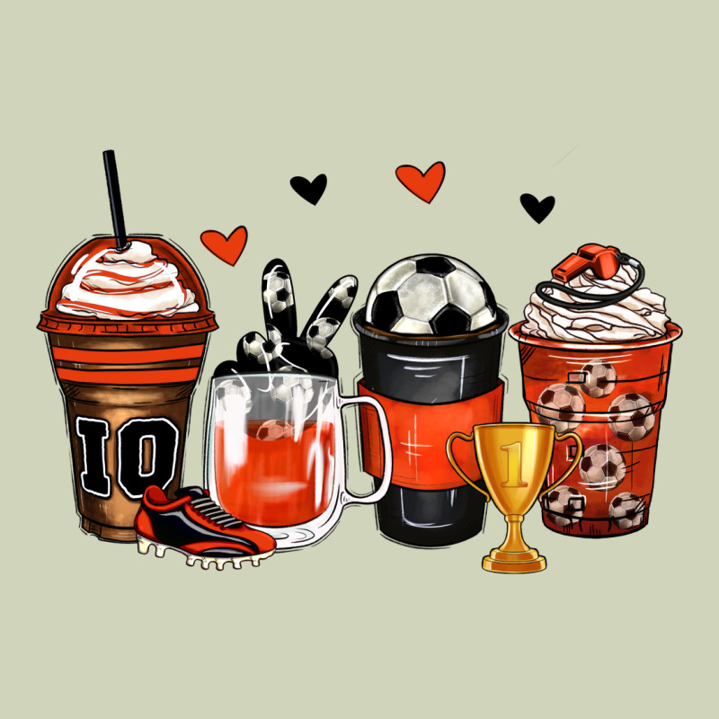 Soccer Coffee Cups Heavyweight Hoodie by Zillion Design Studio | Teevron