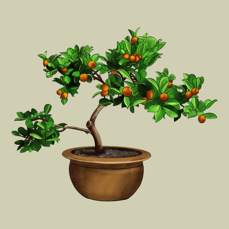 Guava Tree Bonsai Illustrations Heavy Core Tee by LillyAllenDesigns | Teevron