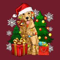 Christmas Golden Dog Zipper Hoodie | Teevron