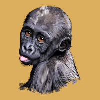 Baby Gorilla Head Premium Hoodie | Teevron