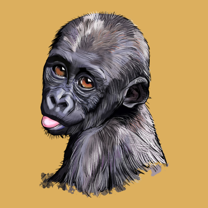 Baby Gorilla Head Premium Hoodie by LillyAllenDesigns | Teevron