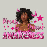 Breast Cancer Awareness With Afro Woman Heavyweight Hoodie | Teevron