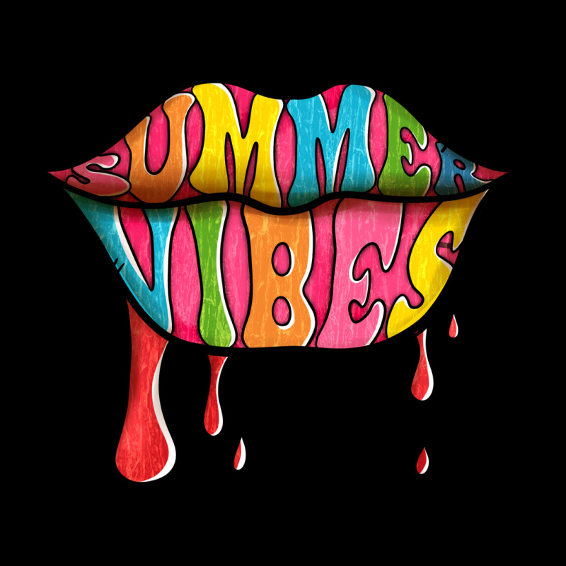 Summer Vibes Lips Urban Hoodie by Jasminsmagicworld | Teevron