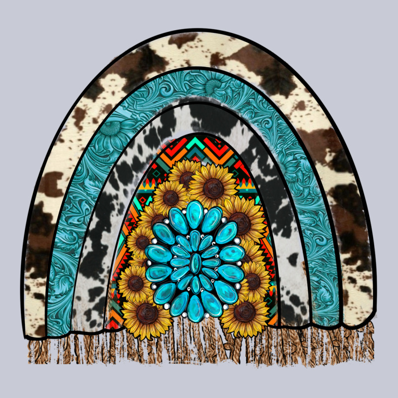 Rainbow Sunflower Gemstone Heavyweight Hoodie by RanaPortraitStore | Teevron