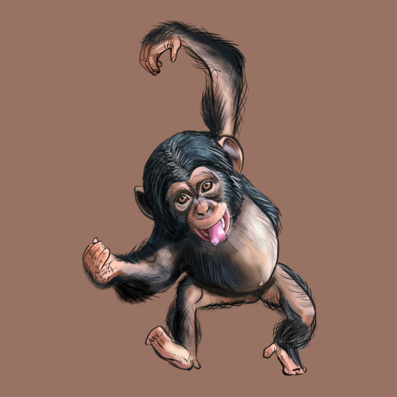 Baby Chimpanzee Premium Hoodie by LillyAllenDesigns | Teevron