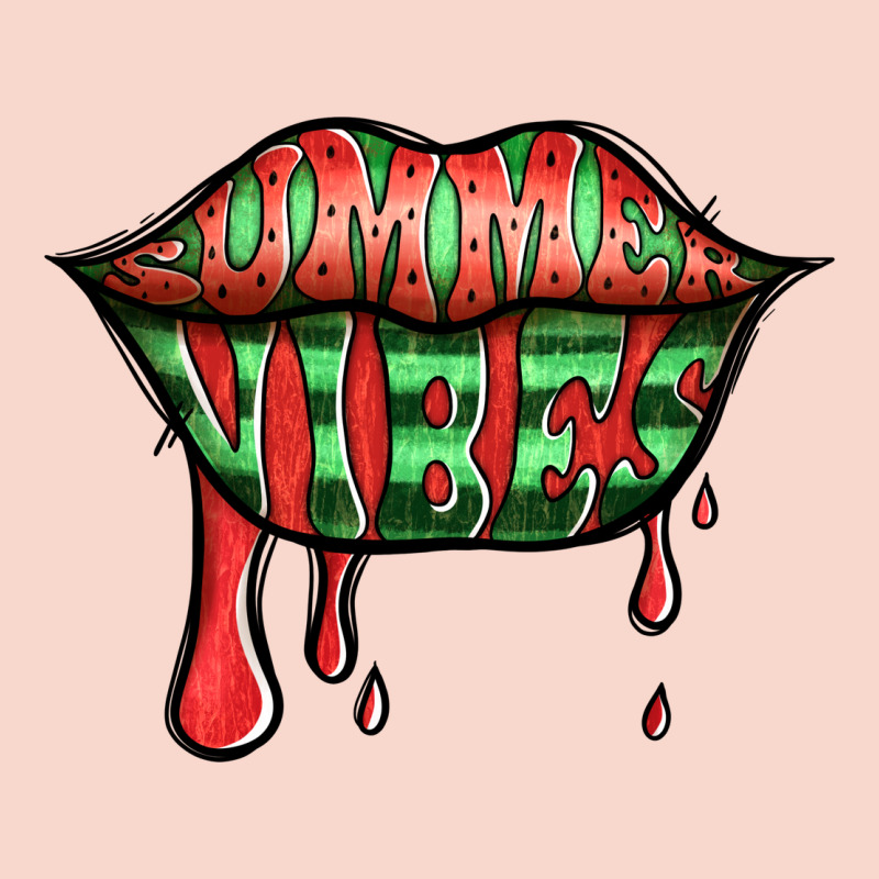 Summer Vibes Watermelon Lips Urban Hoodie by Jasminsmagicworld | Teevron