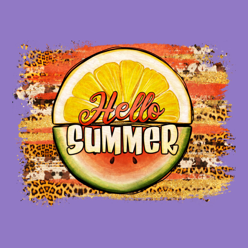 Hello Summer Watermelon Lemon Urban Hoodie by Jasminsmagicworld | Teevron