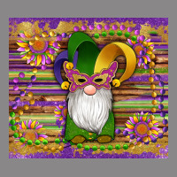 Mardi Gras Gnomes Mask Serape Sunflowers Vintage Tee | Teevron