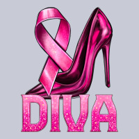 Breast Cancer Diva Ribbon And Heels Heavyweight Hoodie | Teevron