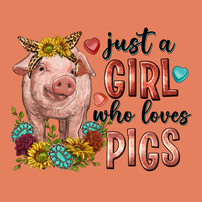 Western Just Girl Who Loves Pigs Classic Tee by texasbilliewilder | Teevron
