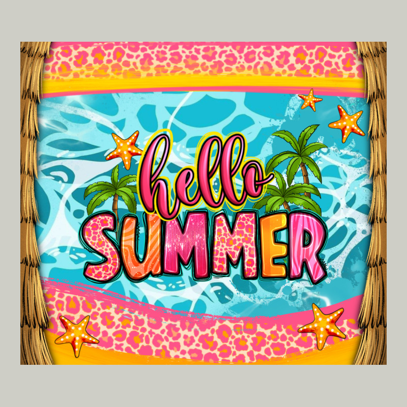 Hello Summer Heavyweight Hoodie by Zillion Design Studio | Teevron