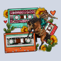 Rodeo Sunflower Cactus Cassette Premium Sweatshirt | Teevron