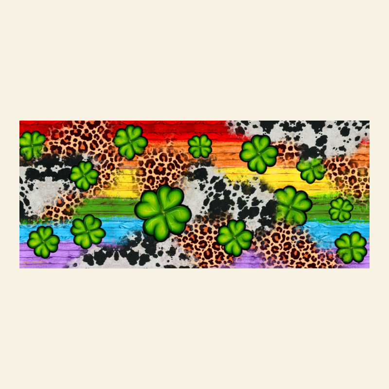 Western St. Patrick's Day Shamrock Rainbow Vintage Tee by Artiststas | Teevron