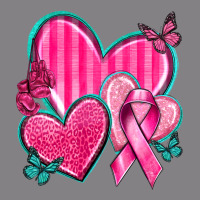 Breast Cancer Hearts Heavyweight Hoodie | Teevron