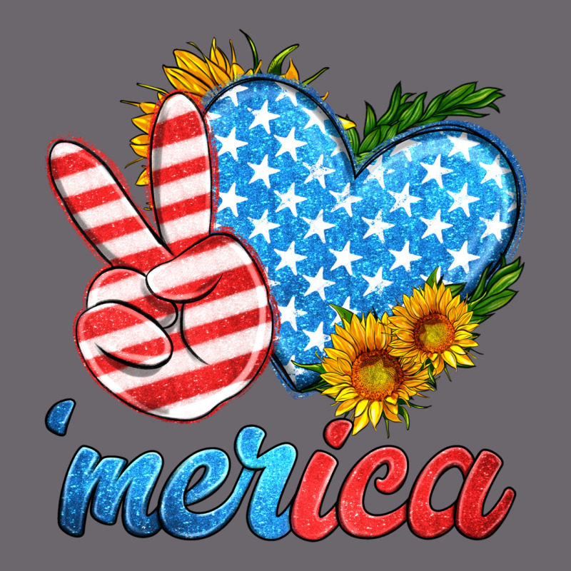 America With Heart Premium Sweatshirt by HRA Design Shop | Teevron
