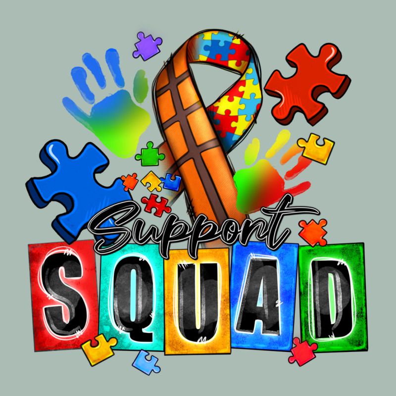 Basketball Support Squad Autism Classic Tee by Zillion Design Studio | Teevron