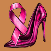 Breast Cancer Ribbon And Heels Heavyweight Hoodie | Teevron