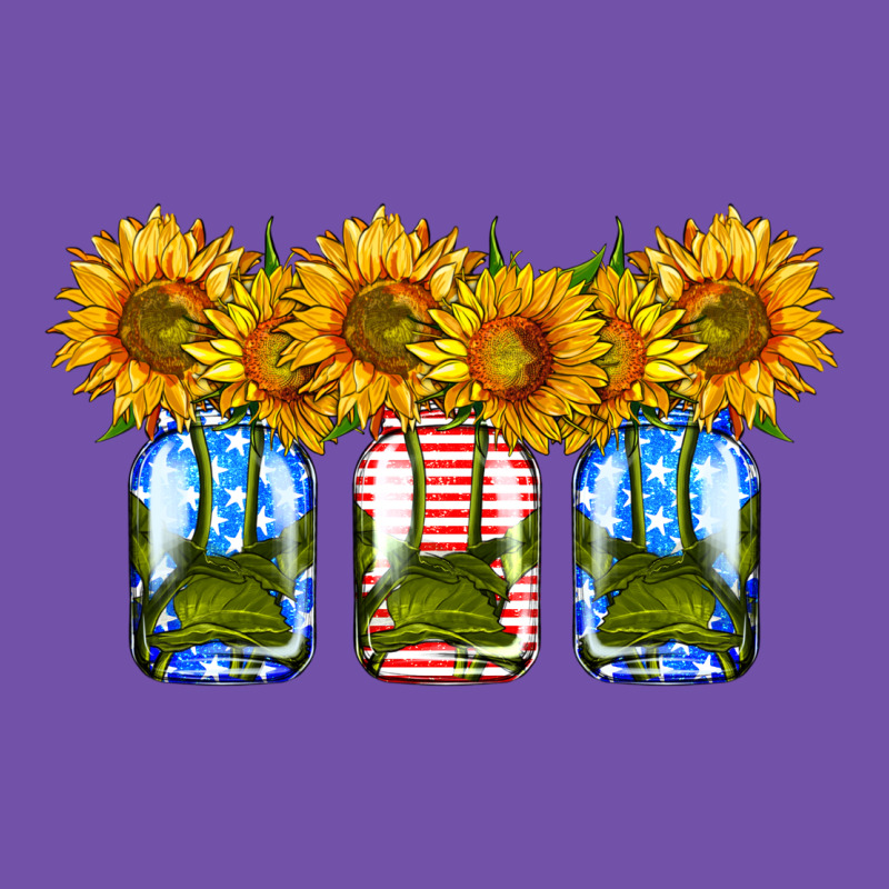 American Sunflower Mason Jar Premium Sweatshirt by HRA Design Shop | Teevron