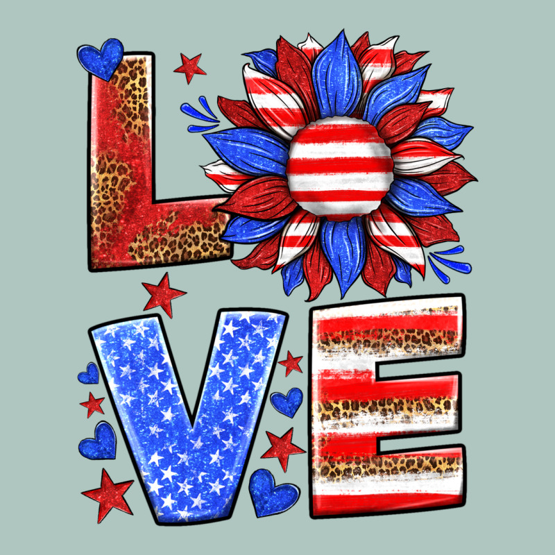 Love America Sunflower Premium Sweatshirt by HRA Design Shop | Teevron
