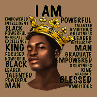 Afro Man Black King I Am Classic Tee | Teevron