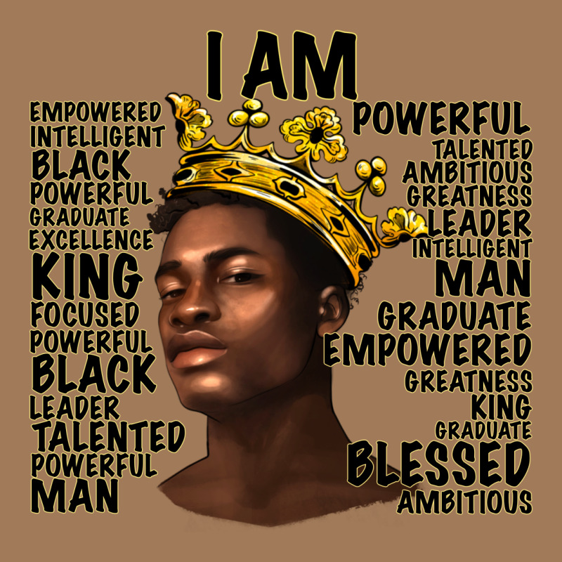 Afro Man Black King I Am Classic Tee by texasbilliewilder | Teevron