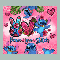 Peace Love Stitch Heavyweight Hoodie | Teevron