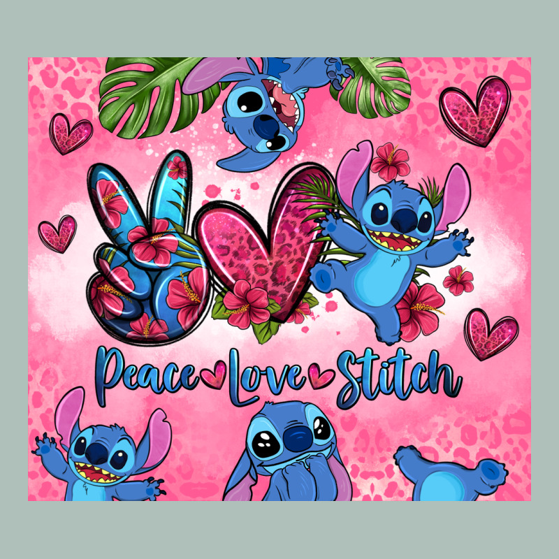 Peace Love Stitch Heavyweight Hoodie by Zillion Design Studio | Teevron
