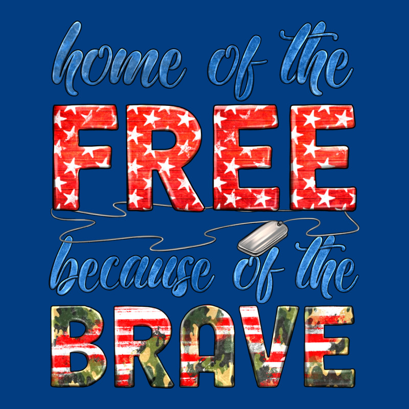 Home Of The Free Because Of The Brave Premium Sweatshirt by HRA Design Shop | Teevron