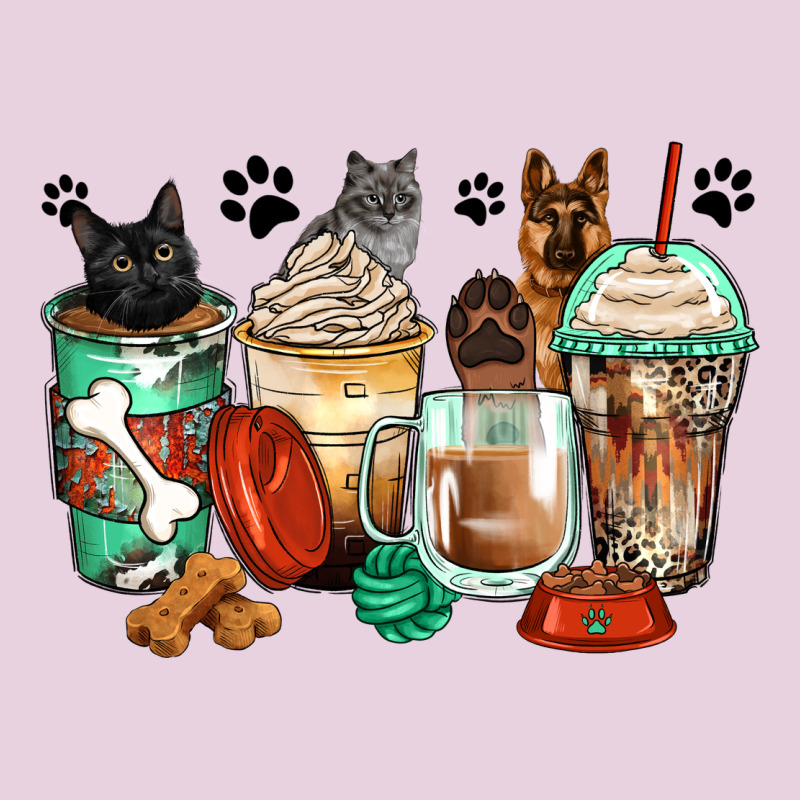 German Shepherd Black And Grey Cat Coffee Cups Classic Tee by Zillion Design Studio | Teevron