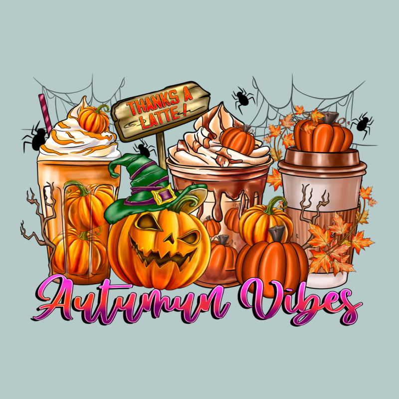 Thanks A Latte Autumn Vibes Heavy Core Tee by CowhideDigitalArt | Teevron