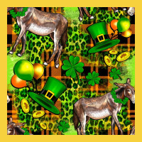 St. Patrick's Donkey With Leprechaun Hat Seamless Premium Sweatshirt | Teevron