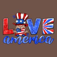 Love America Gnome Premium Sweatshirt | Teevron