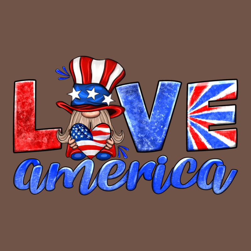 Love America Gnome Premium Sweatshirt by HRA Design Shop | Teevron