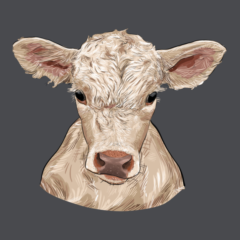 Charolais Calf Zipper Hoodie by RanaPortraitStore | Teevron