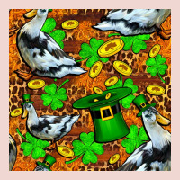 St Patricks  Duck With Leprechaun Hat  Seamless Premium Sweatshirt | Teevron