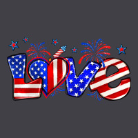 Love 4th Of July Heavyweight Hoodie | Teevron