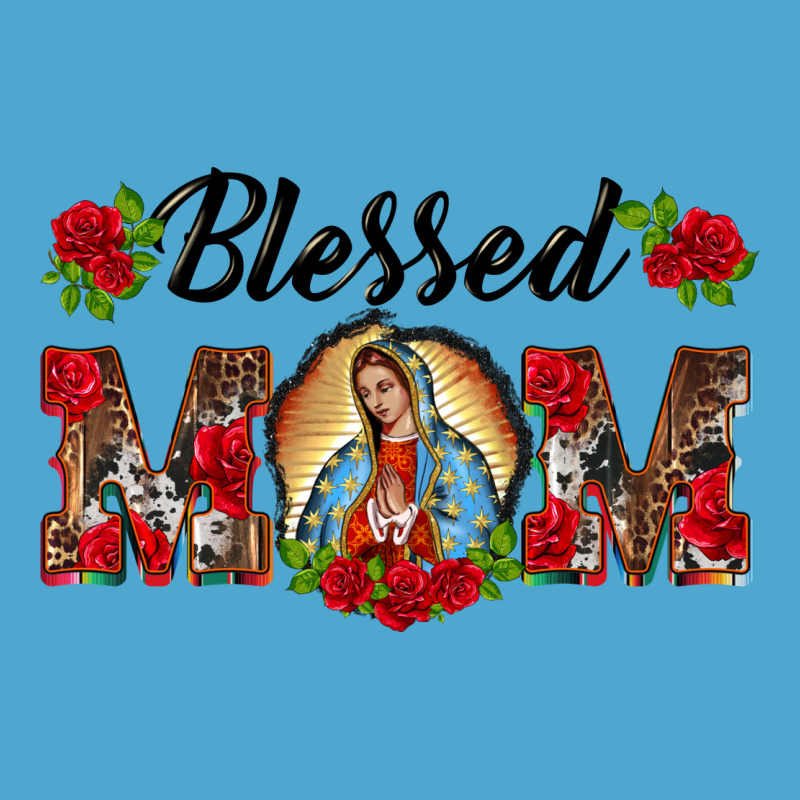 Blessed Mom Lady Of Guadalupe Premium Hoodie by BarkalooDesign | Teevron