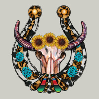 Western Horseshoe Skull Heavyweight Hoodie | Teevron