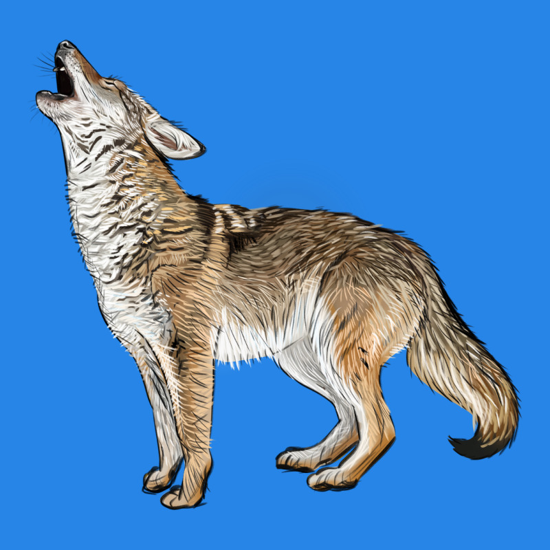 Howling Coyote Premium Hoodie by LillyAllenDesigns | Teevron