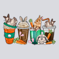 Rabbit Coffee Cups Zipper Hoodie | Teevron